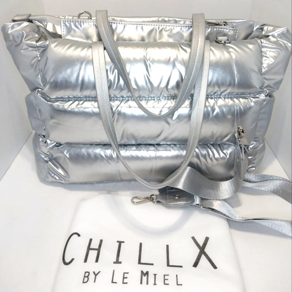Chill X‎ by LeMiel Puffer Tote Bag, NWT
